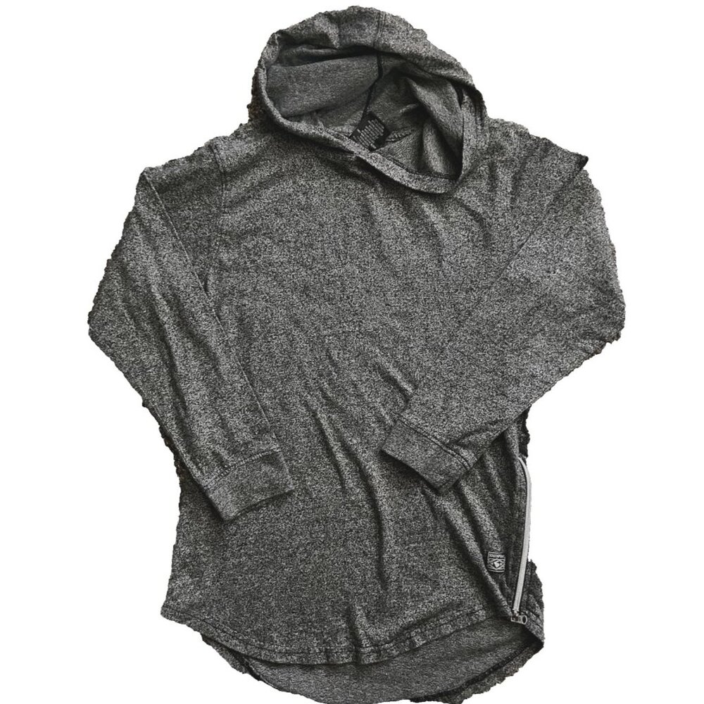 South Pole Kids Gray Hoodie L 14/16 Side Zips